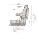 Grammer Primo XL Pvc 24 Volt driver seat