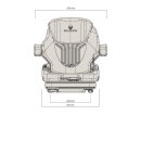 Grammer Primo L 48 Volt fabric forklift seat
