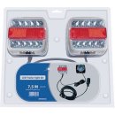 LED tail lights set indicator brake and tail light magnetic mount