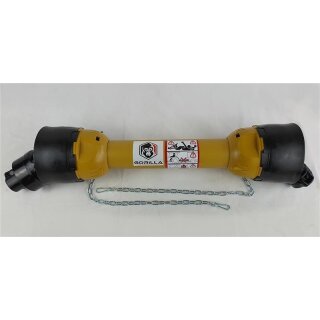 Gorilla PTO shaft with overrunning clutch Size5 1300mm 2400Nm 47-74HP